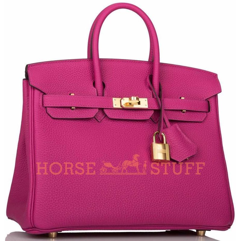 Hermès Birkin 25 Rose Pourpre Togo GHW