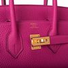 Hermès Birkin 25 Rose Pourpre Togo GHW