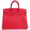 Hermès Birkin 25 Rouge Casaque Togo PHW