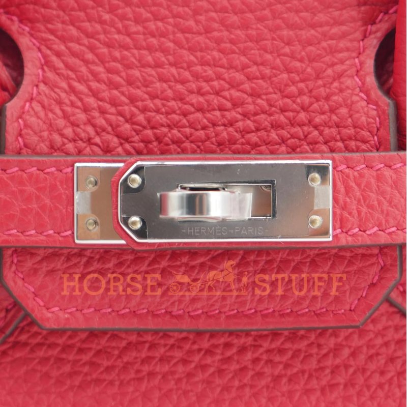 Hermès Birkin 25 Rouge Casaque Togo PHW