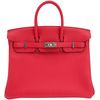 Hermès Birkin 25 Rouge Casaque Togo PHW