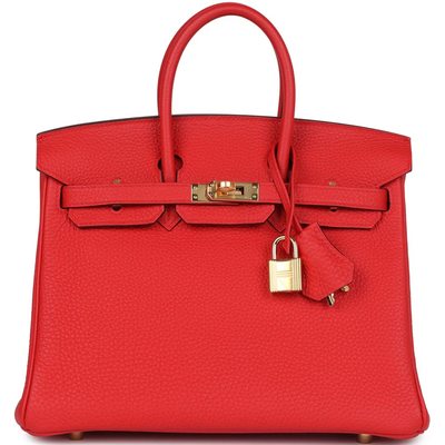 Hermès Birkin 25 Rouge de Coeur Togo GHW