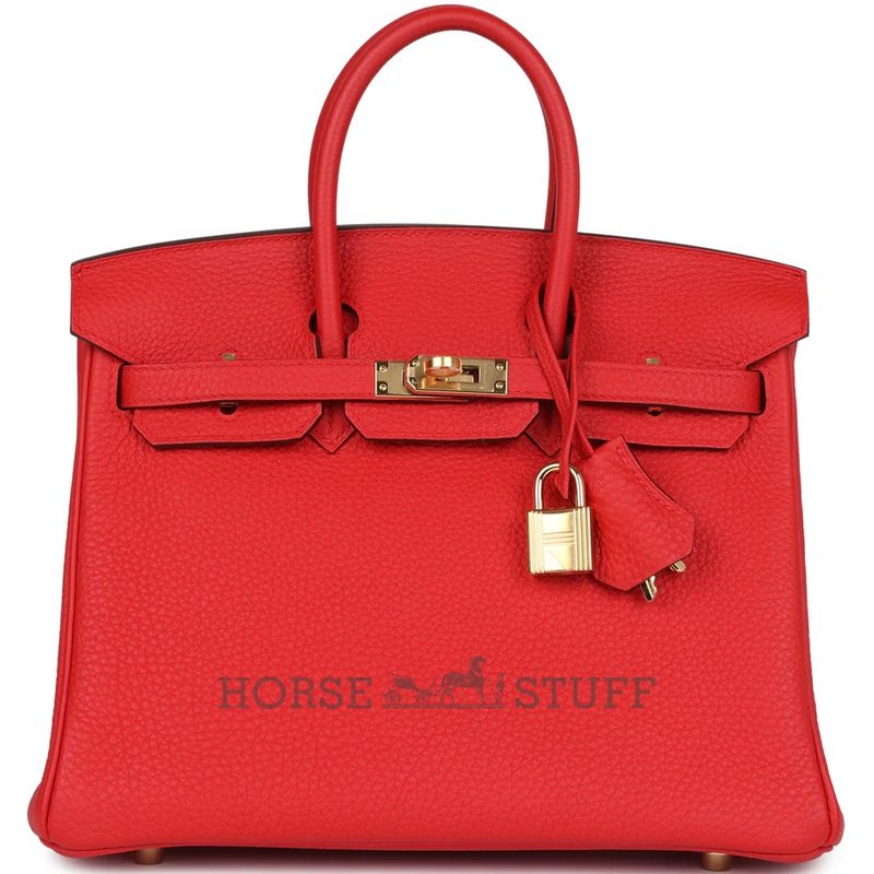 Hermès Birkin 25 Rouge de Coeur Togo GHW