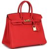 Hermès Birkin 25 Rouge de Coeur Togo GHW