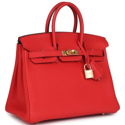 Hermès Birkin 25 Rouge de Coeur Togo GHW