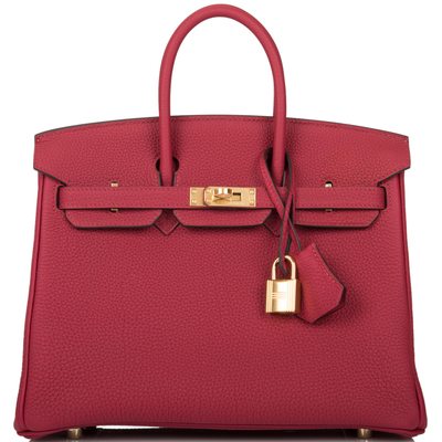 Hermès Birkin 25 Rouge Grenat Togo GHW