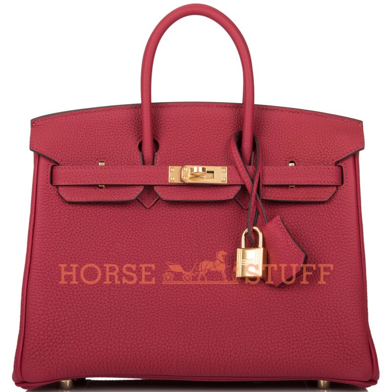 Hermès Birkin 25 Rouge Grenat Togo GHW