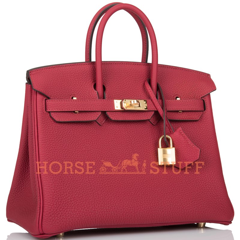 Hermès Birkin 25 Rouge Grenat Togo GHW