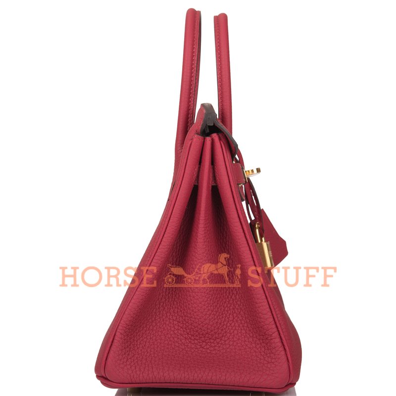 Hermès Birkin 25 Rouge Grenat Togo GHW