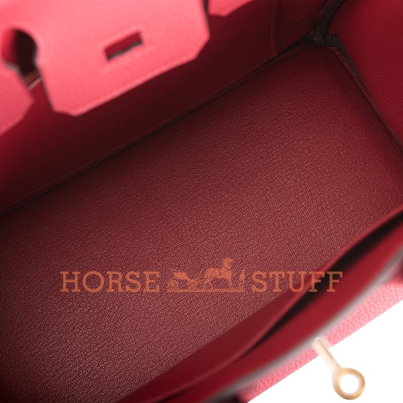 Hermès Birkin 25 Rouge Grenat Togo GHW