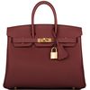 Hermès Birkin 25 Rouge H Togo GHW