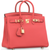 Hermès Birkin 25 Rouge Pivoine Togo GHW