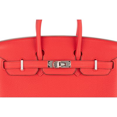 Hermès Birkin 25 Rouge Radieux Togo PHW