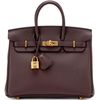 Hermès Birkin 25 Rouge Sellier Togo GHW