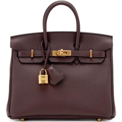 Hermès Birkin 25 Rouge Sellier Togo GHW