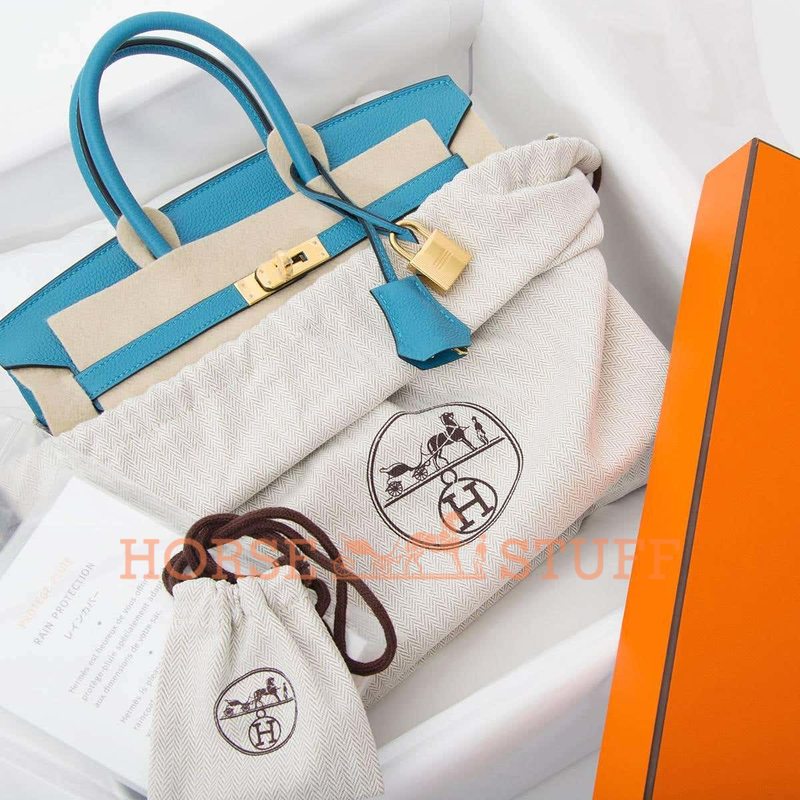 Hermès Birkin 25 Turquoise Togo GHW