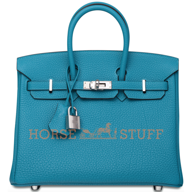 Hermès Birkin 25 Turquoise Togo PHW