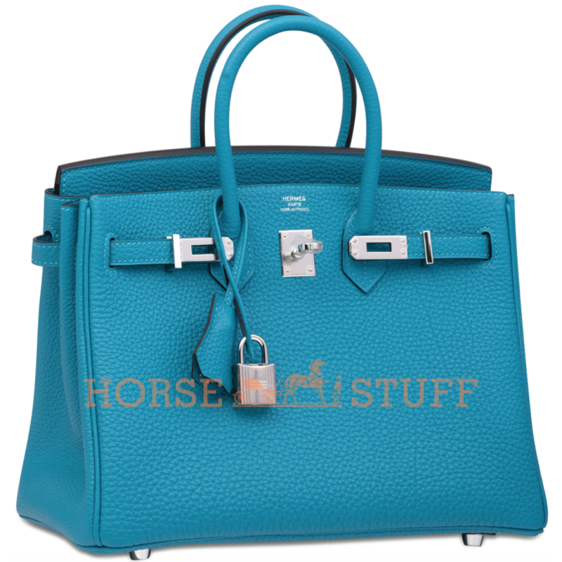 Hermès Birkin 25 Turquoise Togo PHW