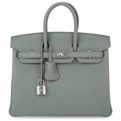 Hermès Birkin 25 Vert Amande Togo PHW