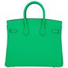 Hermès Birkin 25 Vert Comics Togo PHW