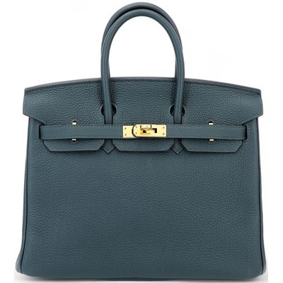 Hermès Birkin 25 Vert Cypress Togo GHW
