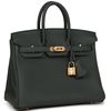 Hermès Birkin 25 Vert Fonce Togo GHW