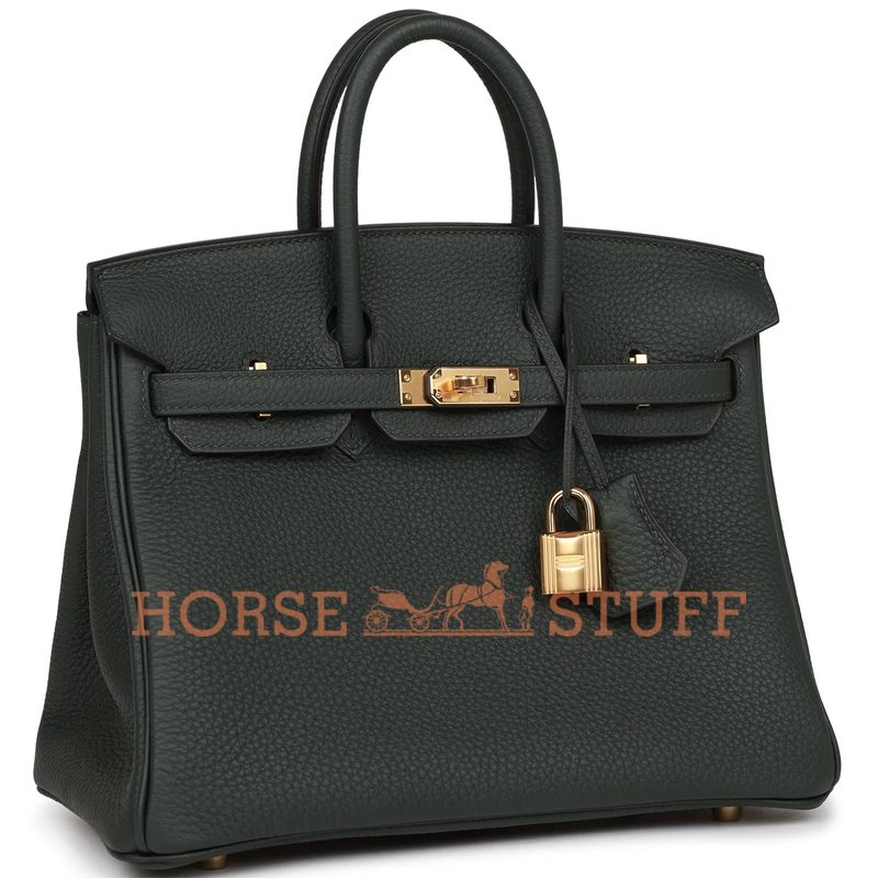 Hermès Birkin 25 Vert Fonce Togo GHW