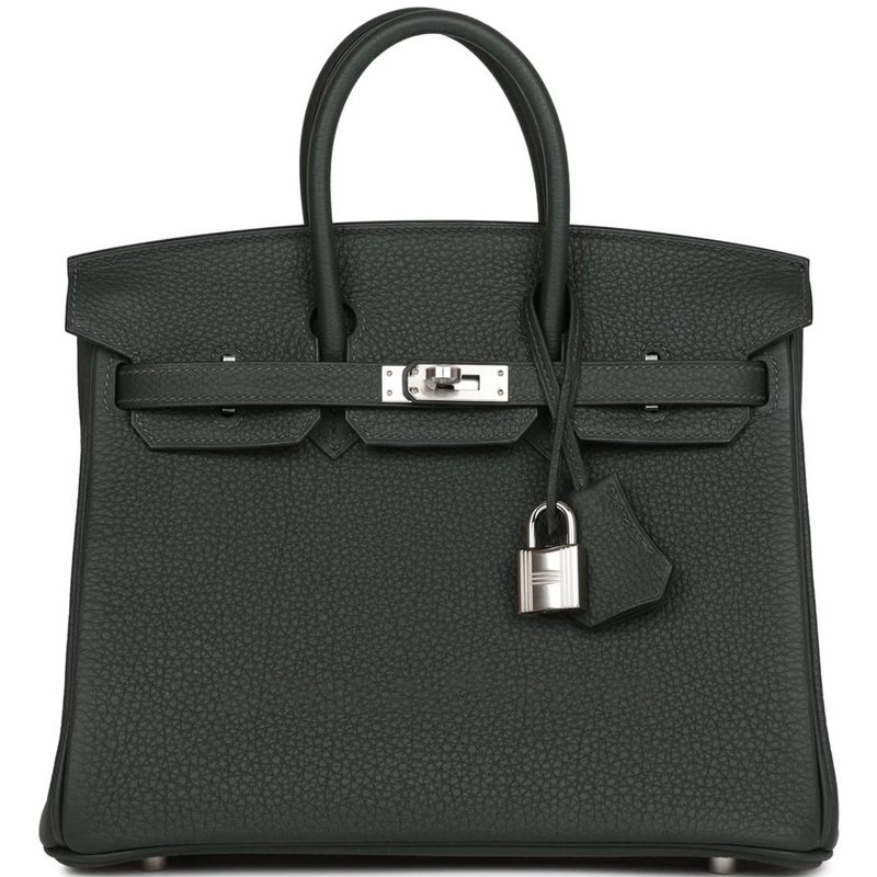Hermès Birkin 25 Vert Fonce Togo PHW