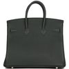 Hermès Birkin 25 Vert Fonce Togo PHW