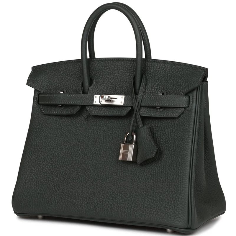 Hermès Birkin 25 Vert Fonce Togo PHW