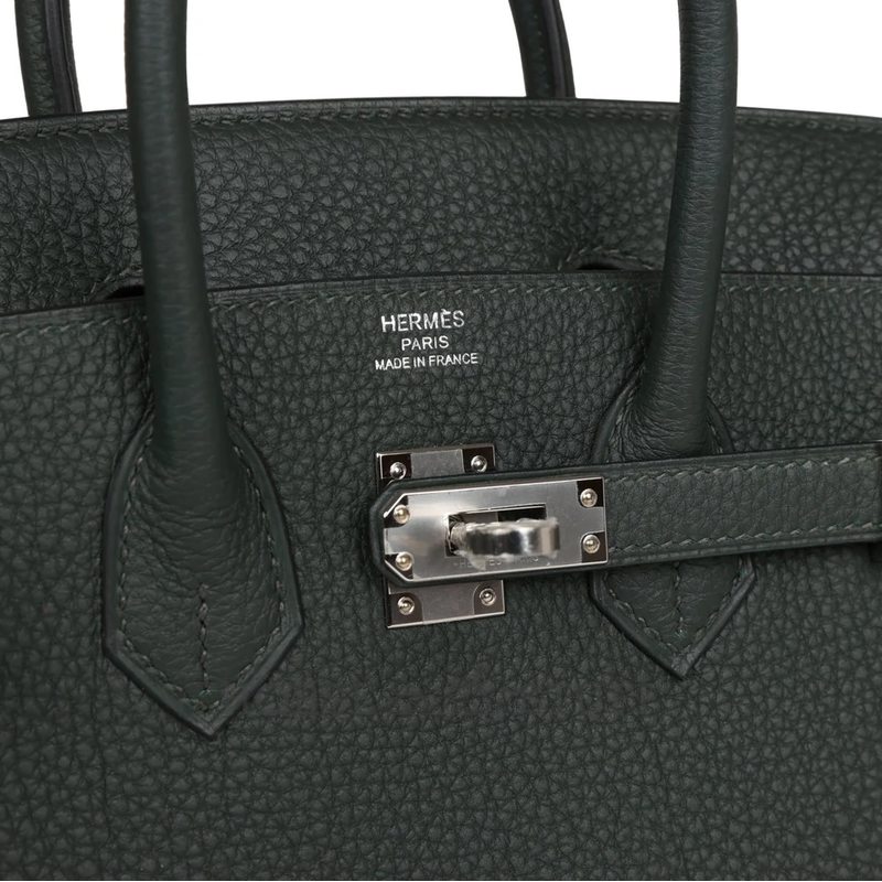 Hermès Birkin 25 Vert Fonce Togo PHW