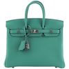 Hermès Birkin 25 Vert Verone Togo PHW