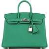 Hermès Birkin 25 Vert Vertigo Togo PHW