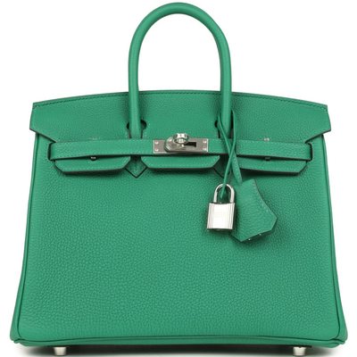 Hermès Birkin 25 Vert Vertigo Togo PHW
