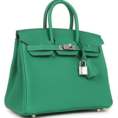 Hermès Birkin 25 Vert Vertigo Togo PHW