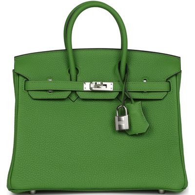 Hermès Birkin 25 Vert Yucca Togo PHW