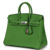 Hermès Birkin 25 Vert Yucca Togo PHW