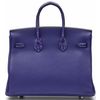 Hermès Birkin 25 Touch Blue Encre Togo / Blue Encre Lisse Crocodile Alligator PHW