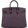 Hermès Birkin 25 Touch Raisin Togo / Prunoir Matte Crocodile Alligator GHW