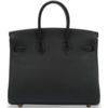 Hermès Birkin 25 Touch Black Togo / Black Matte Crocodile Alligator GHW