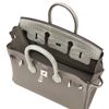 Hermès Birkin 25 Touch Gris Meyer Togo / Gris Ciment Matte Crocodile Alligator PHW