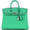 Hermès Birkin 25 Touch Vert Comics Togo / Matte Crocodile Alligator PHW