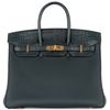 Hermès Birkin 25 Touch Beton Togo / Beton Matte Crocodile Alligator PHW