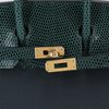 Hermès Birkin 25 Touch Vert Cypress Togo / Shiny Niloticus Lizard GHW