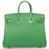 Hermès Birkin 25 Touch Bambou Togo / Cactus Lisse Crocodile Niloticus PHW