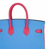 Hermès Birkin 25 Special Order HSS Blue Celeste / Rose Lipstick Chevre GHW