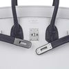 Hermès Birkin 25 Special Order HSS White / Blue Nuit Clemence BPHW