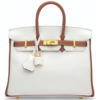 Hermès Birkin 25 Special Order HSS White / Gold Clemence BGHW