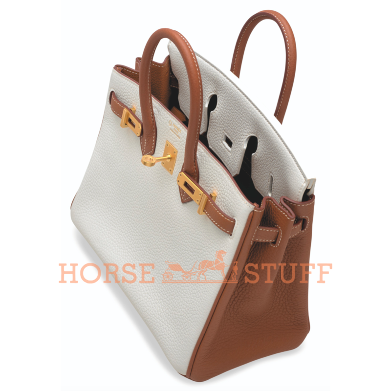 Hermès Birkin 25 Special Order HSS White / Gold Clemence BGHW