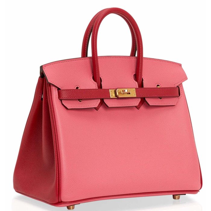 HERMES Special Order Rouge Casaque AND ETAIN EPSOM KELLY 25 GHW in